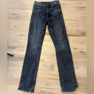 MOTHER Black Boot Cut Jeans Classic Style